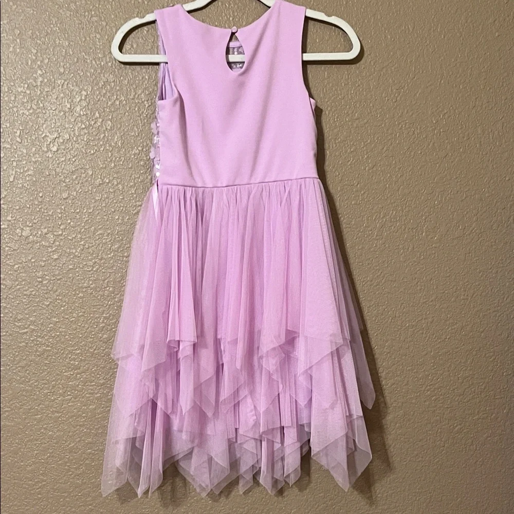 Zunie Lilac Sequin Formal Dress for Kids